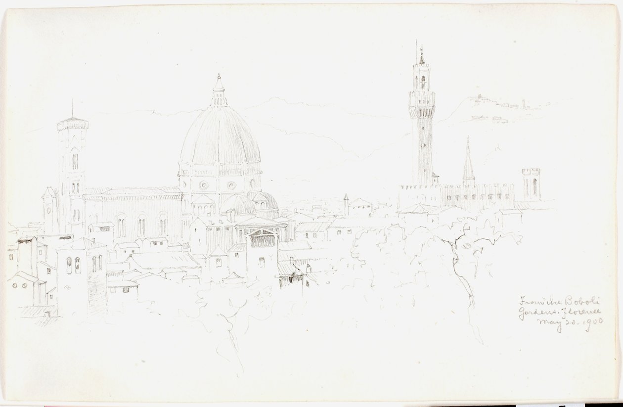Dal Giardino di Boboli, Firenze da George Elbert Burr