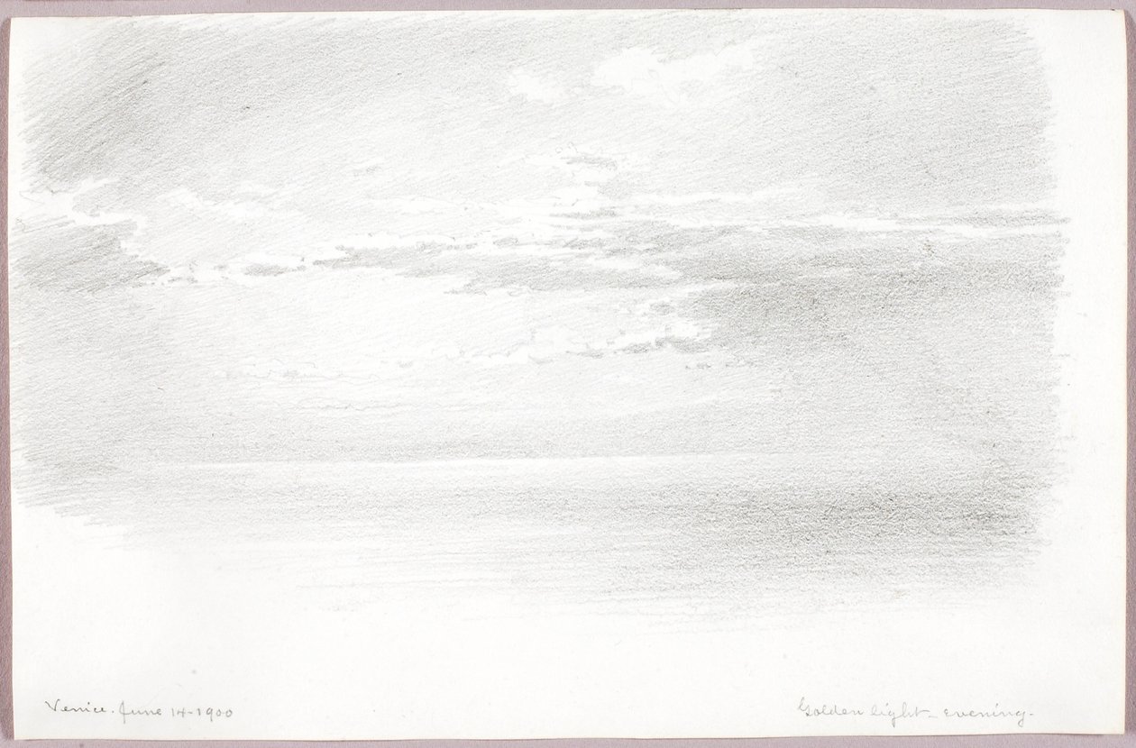 Luce dorata, sera da George Elbert Burr
