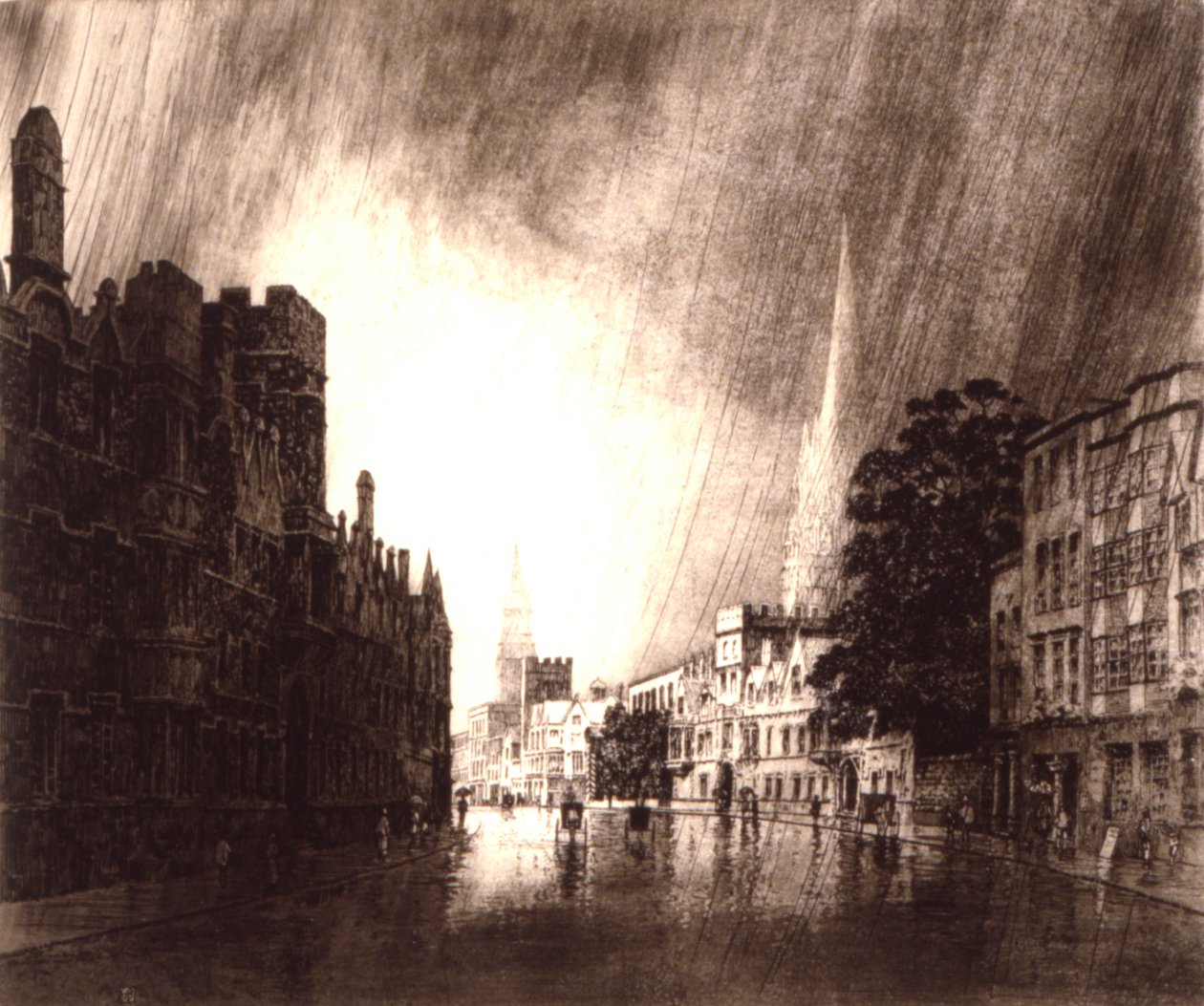 High Street, Oxford da George Elbert Burr