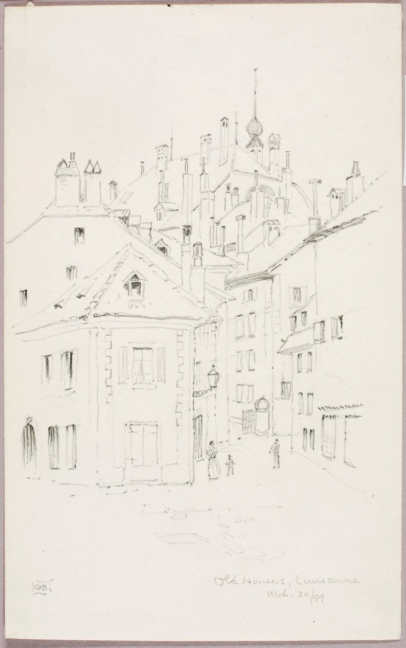 Case antiche, Losanna da George Elbert Burr