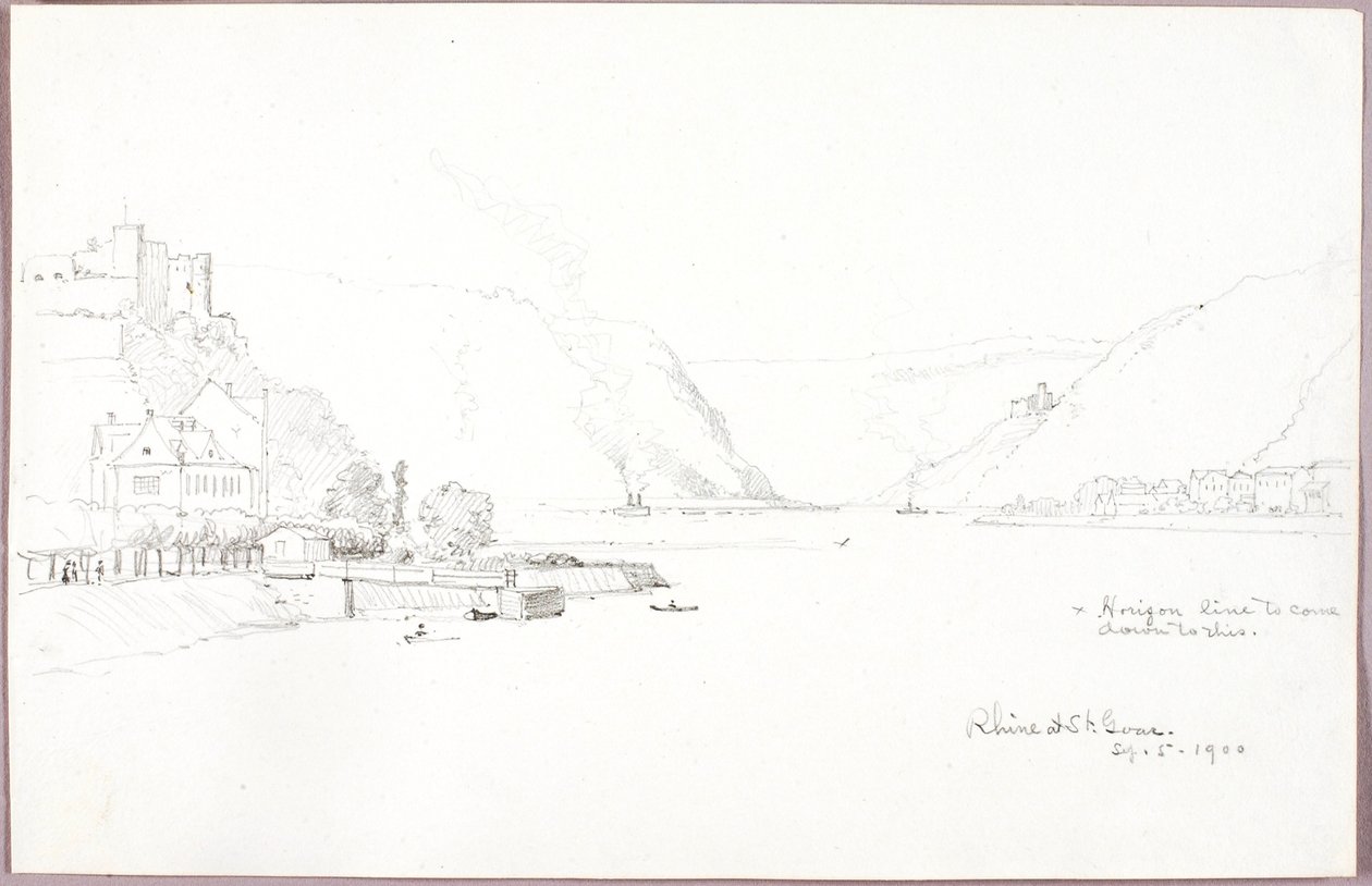 Reno a St. Goar da George Elbert Burr