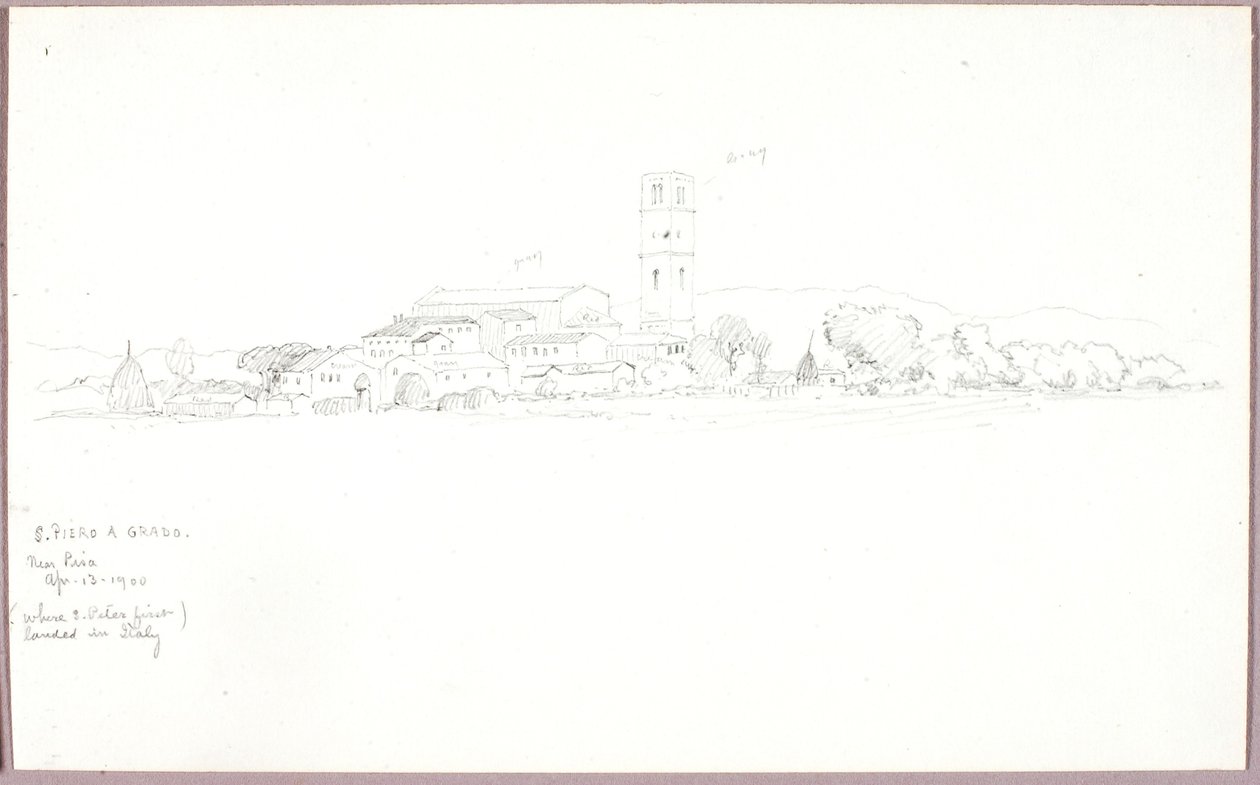 San Piero a Grado, near Pisa da George Elbert Burr
