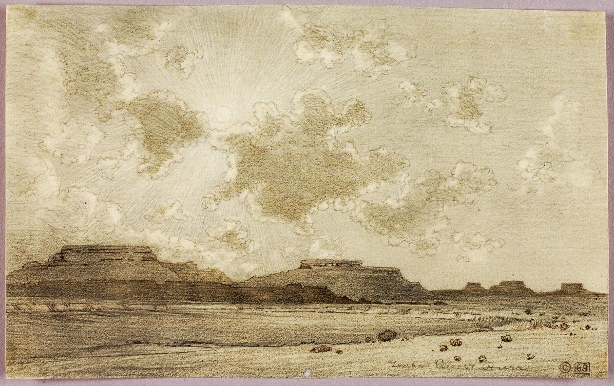 Senza titolo (disegno di trasferimento per stampa) da George Elbert Burr
