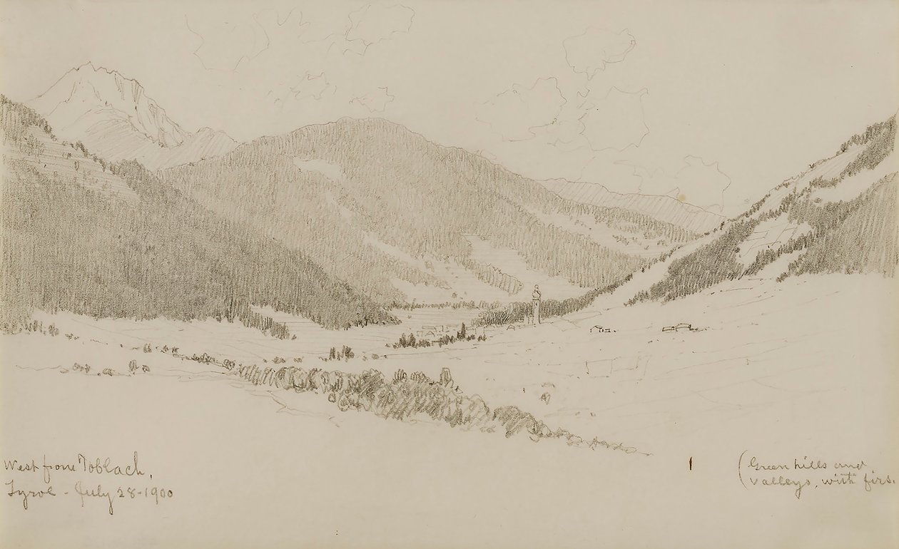 A ovest di Dobbiaco, Tirolo da George Elbert Burr