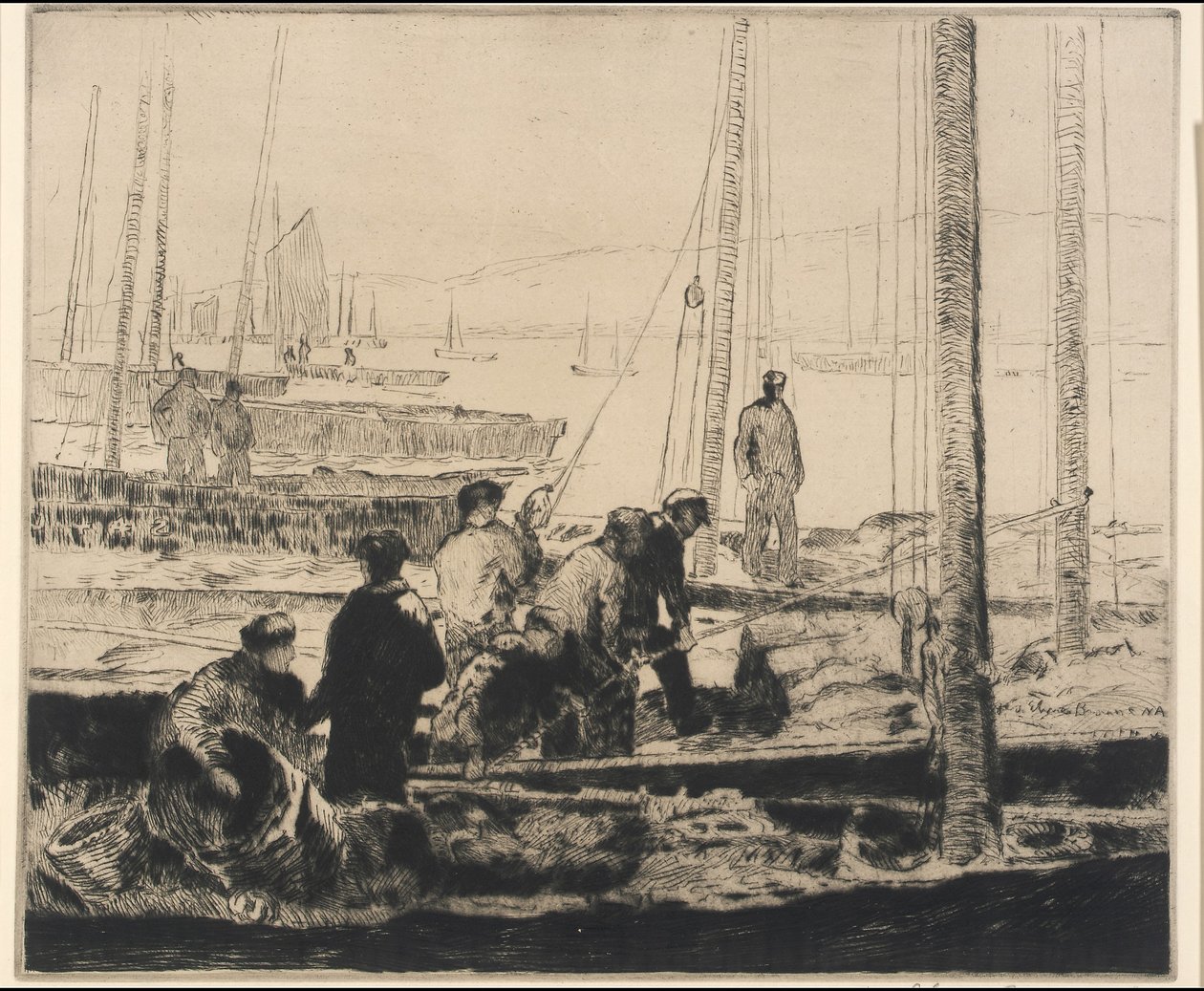 Flotta di sardine da George Elmer Browne