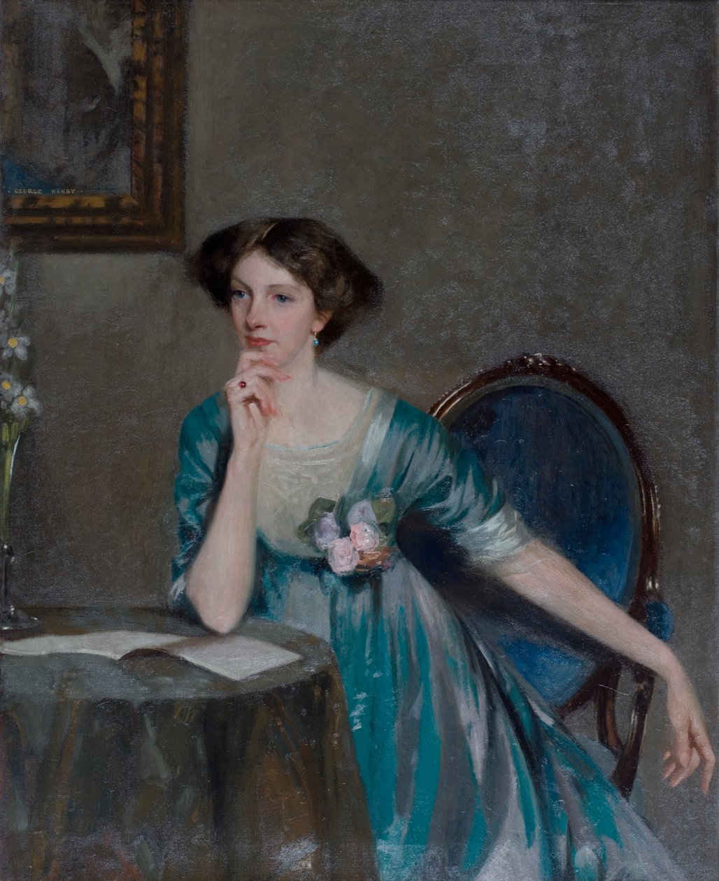 Ritratto di Lady Margaret Sackville, c.1910 da George F. Henry