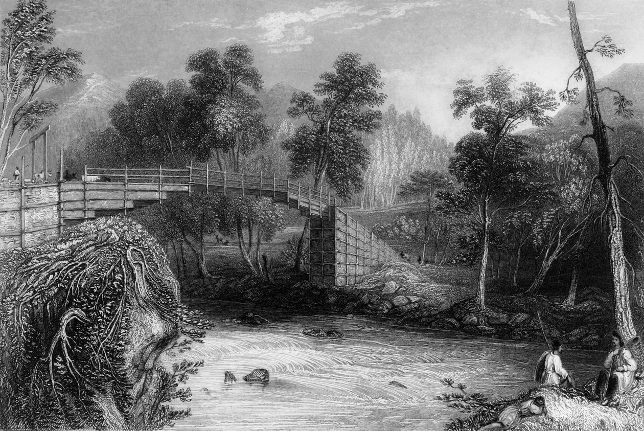 Ponte a Bhurkote da George Francis White