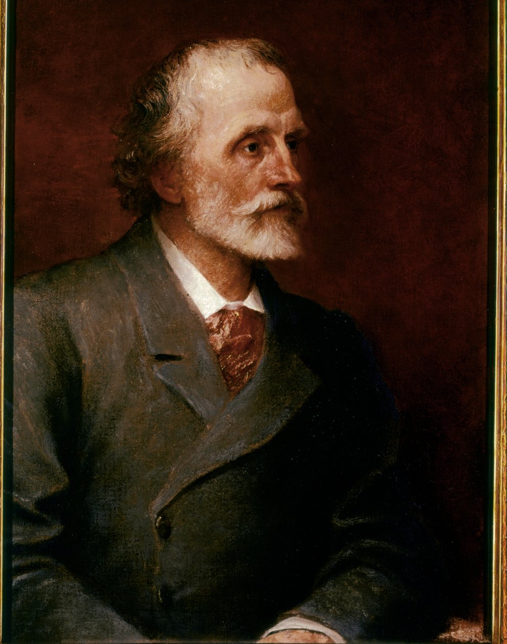 George MEREDITH, Ritratto 1893 (olio su tela) da George Frederic Watts
