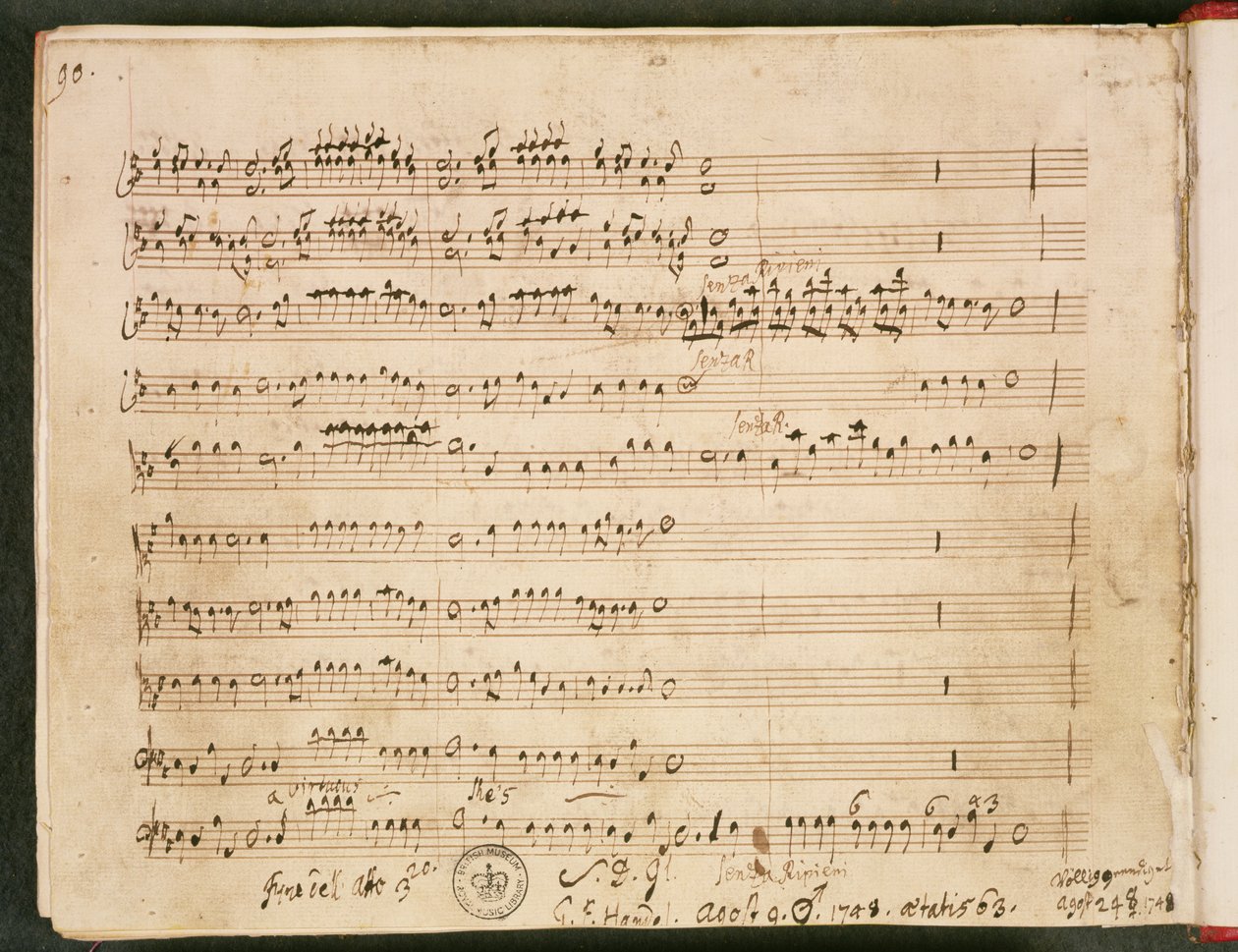 Partitura originale dell