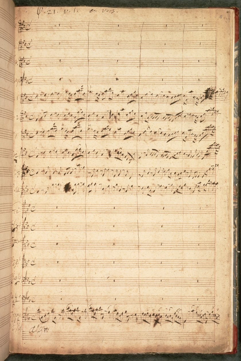 Partitura originale per l