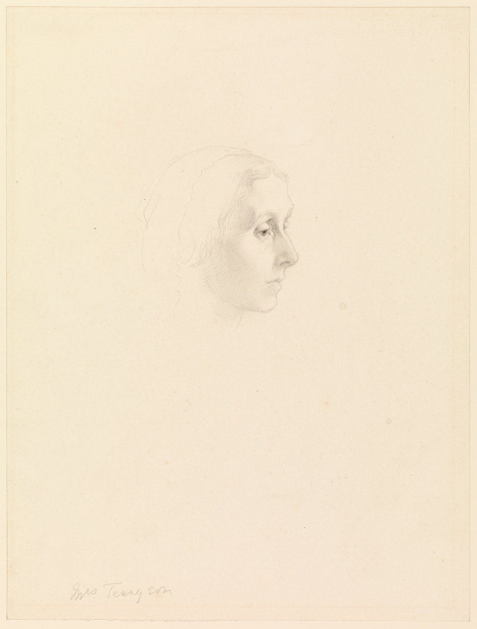 Studio per il ritratto di Emily Tennyson, 1862 da George Frederick Watts