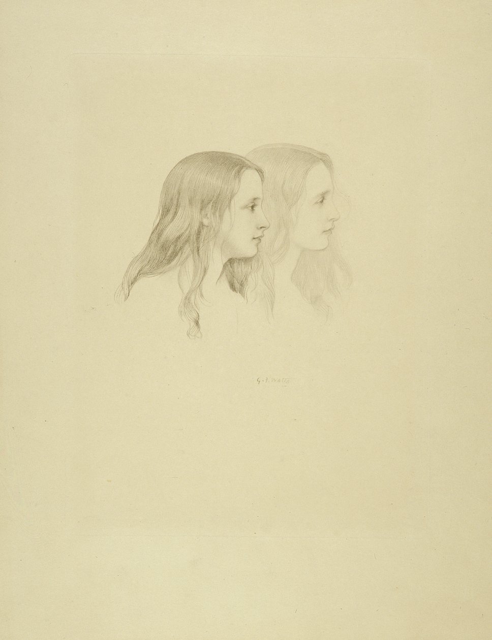 Senza titolo da George Frederick attr. to Watts