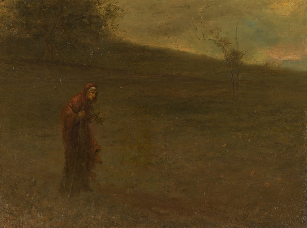 Il raccoglitore di erbe, c. 1880 da George Fuller