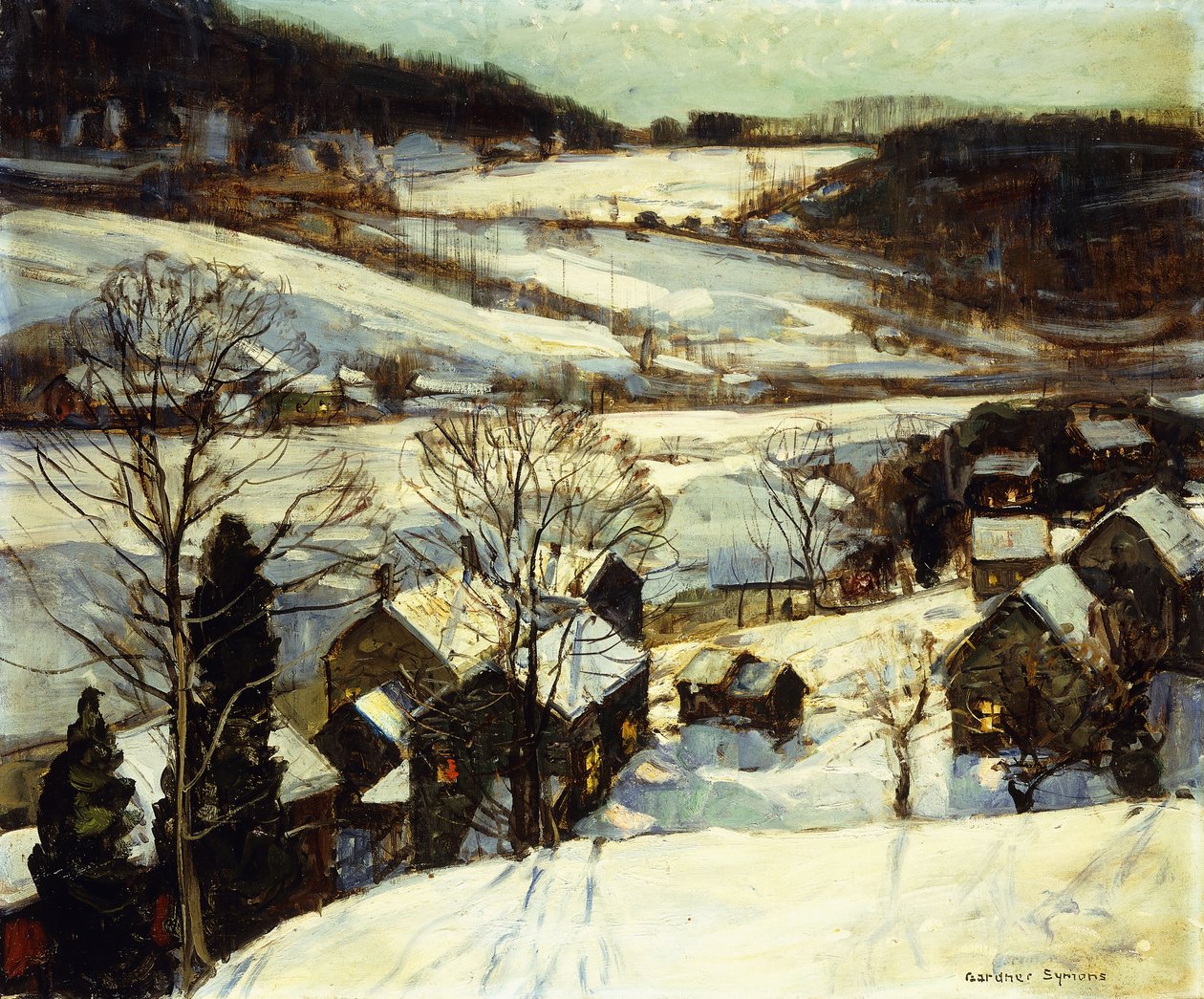 Crepuscolo invernale da George Gardner Symons