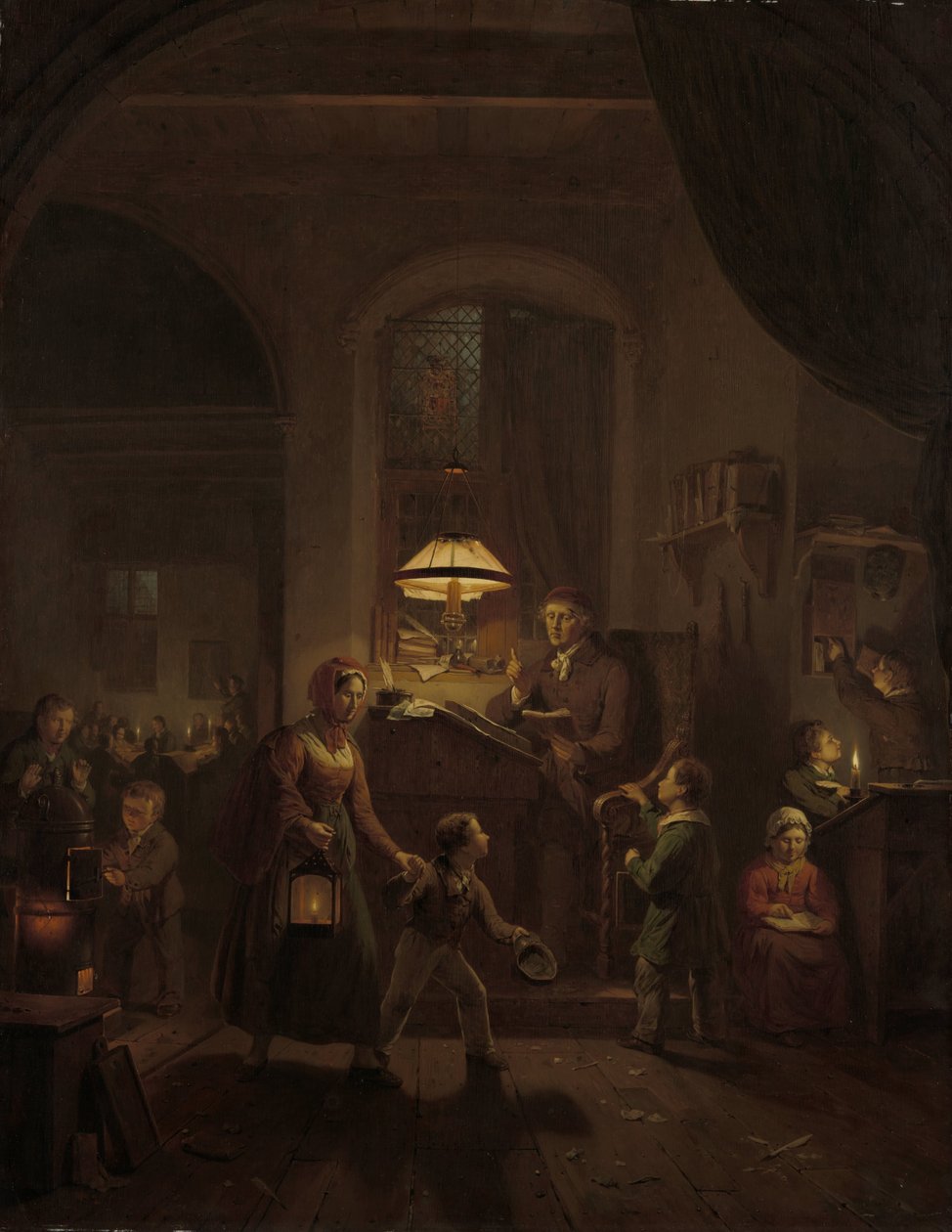 La scuola notturna da George Gillis Haanen