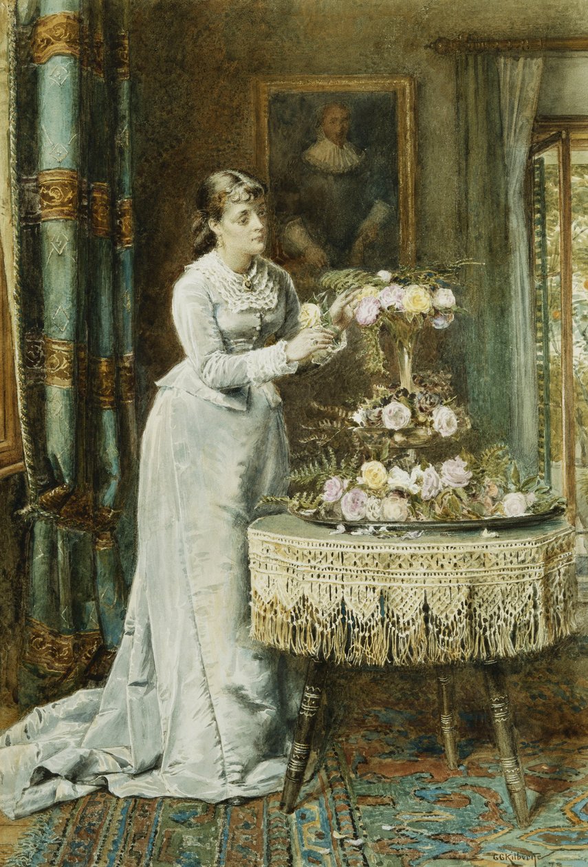 Composizione floreale, 1878 da George Goodwin Kilburne