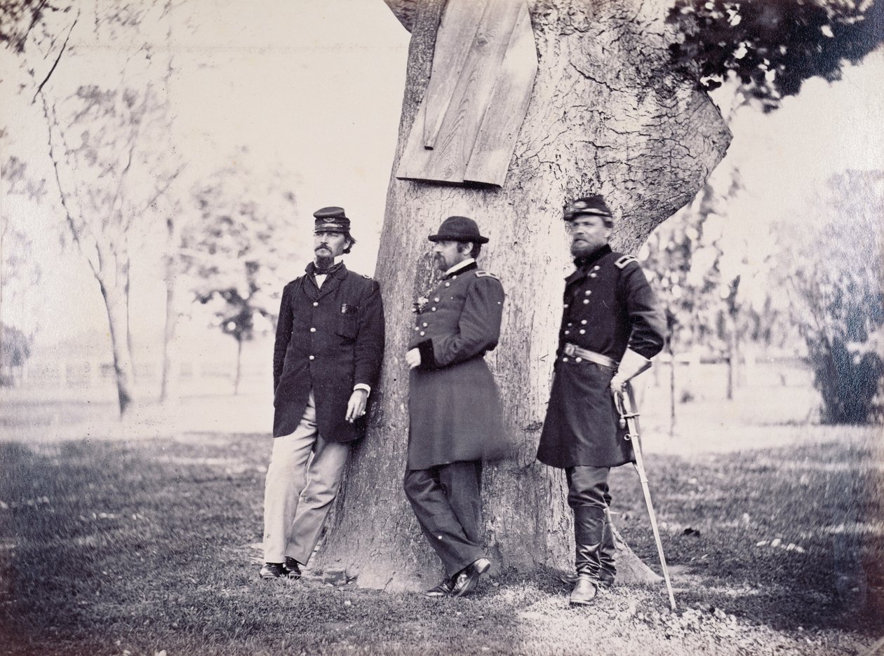 Generali Hancock (1824-86) Smith e Newton, 1862 da George H. Houghton