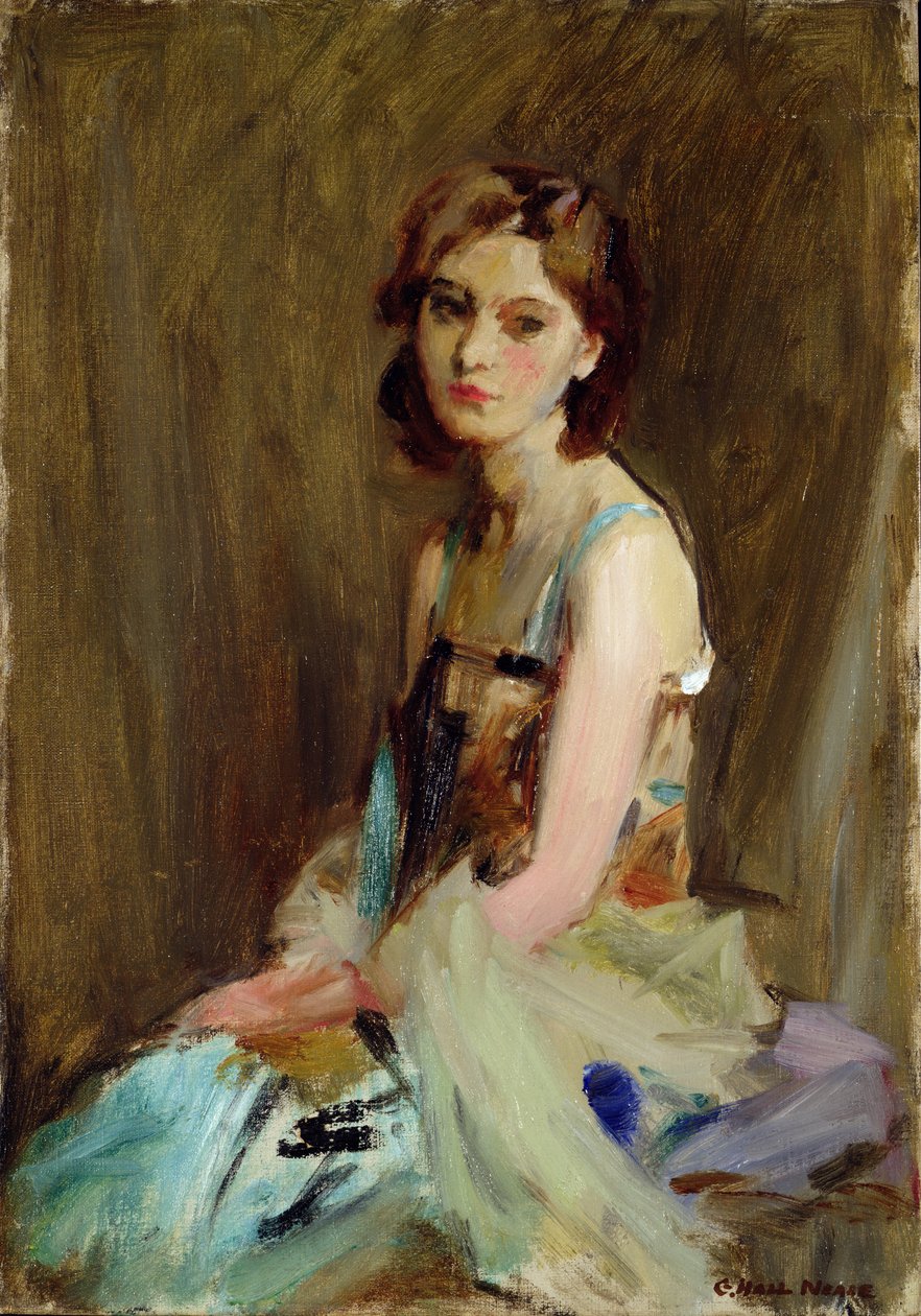 Studio di una Giovane Donna da George Hall Neale