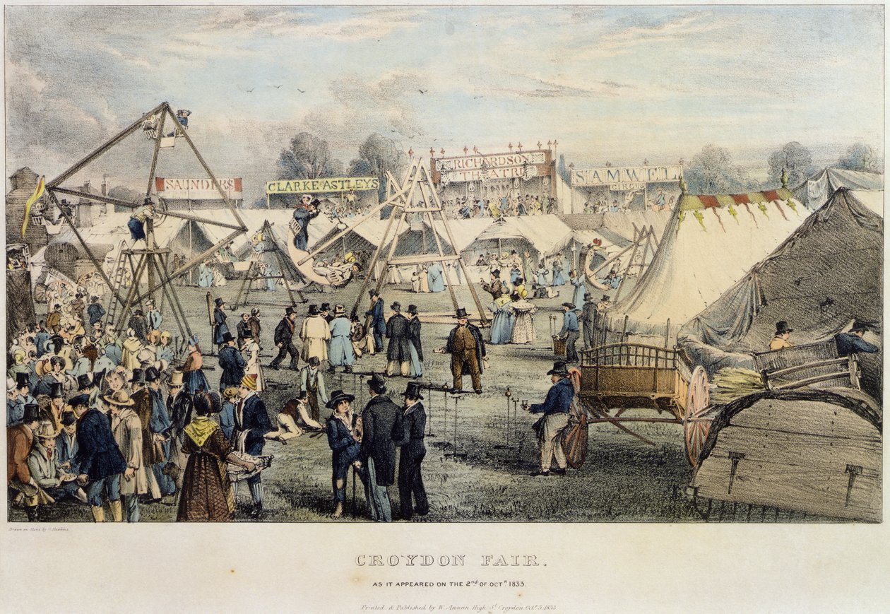Fiera di Croydon, 1833 da George Hawkins