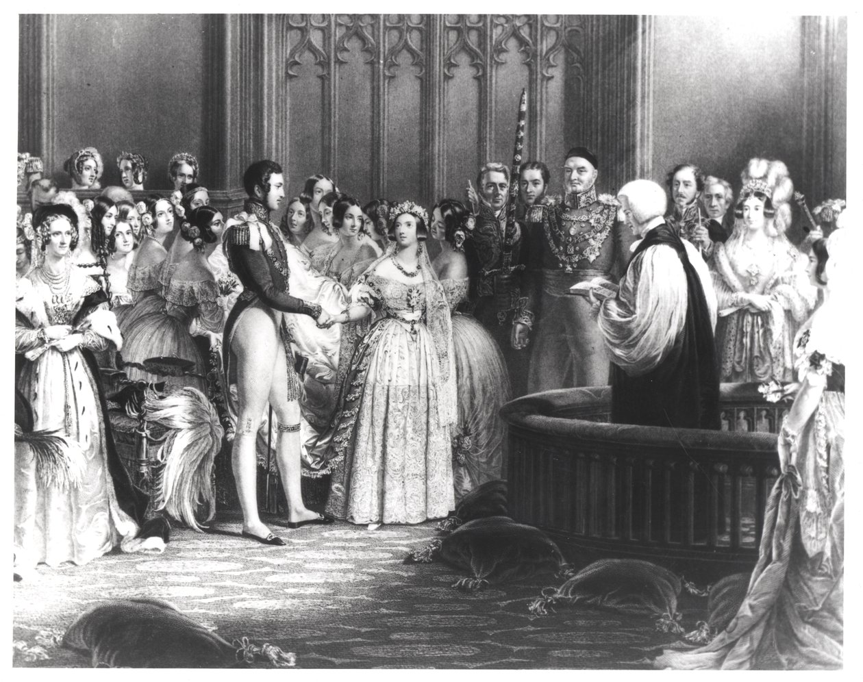 Matrimonio della Regina Vittoria (1819-1901) e del Principe Alberto (1819-61) a St. James