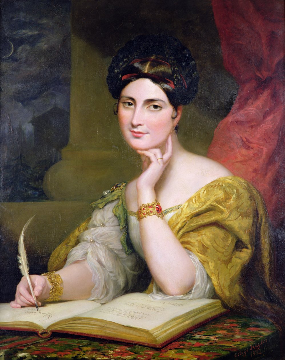 Ritratto della Sig.ra Caroline Norton da George Hayter