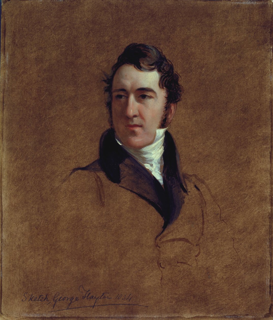 Schizzo di ritratto di John Poulter, 1834 da George Hayter