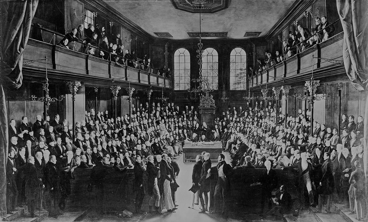 La Camera dei Comuni, 1833 da George Hayter