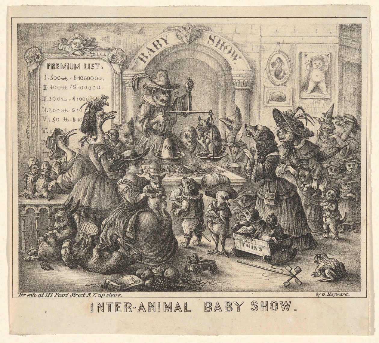 Mostra di bambini inter-animali da George Hayward