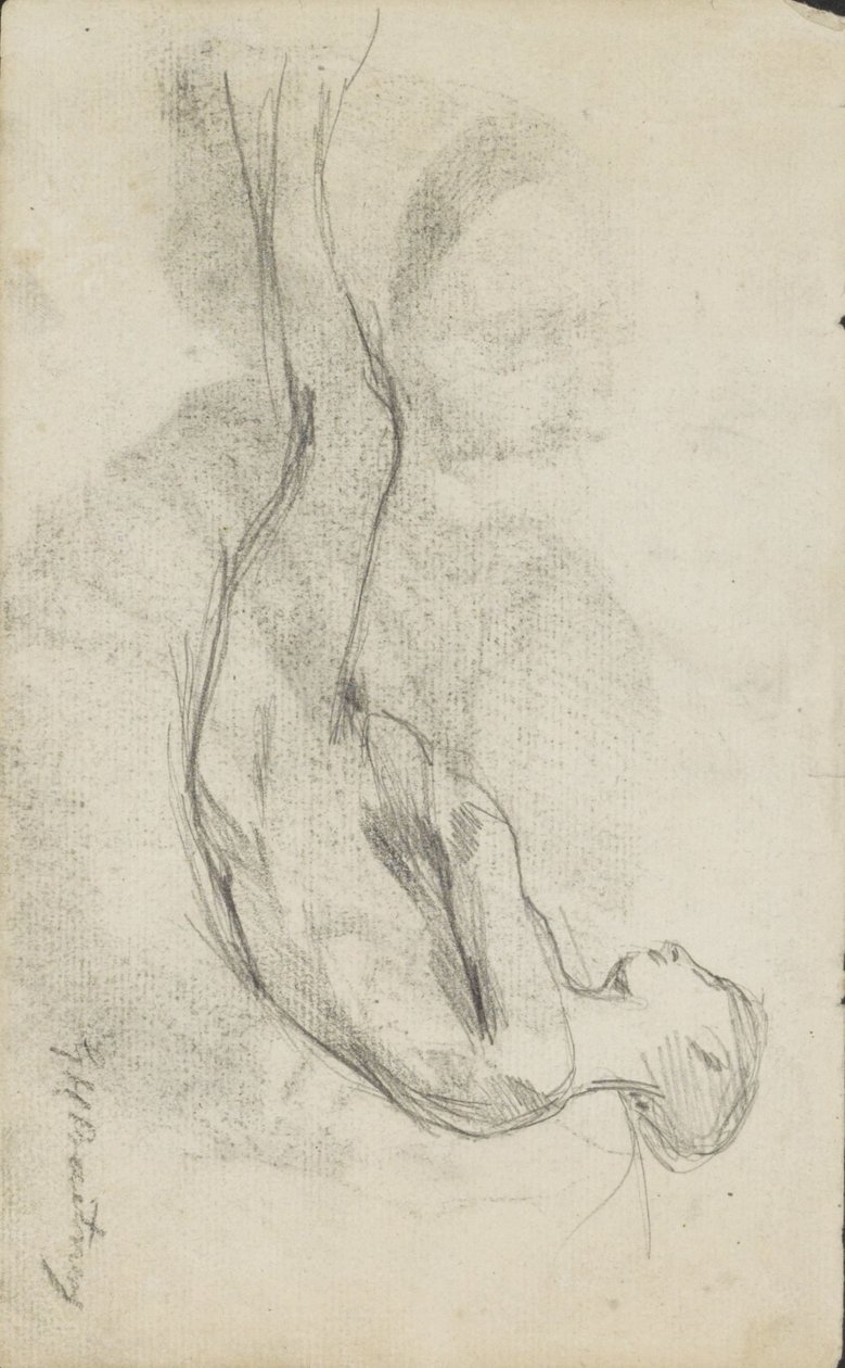 Nudo sdraiato da George Hendrik Breitner (signed by artist)