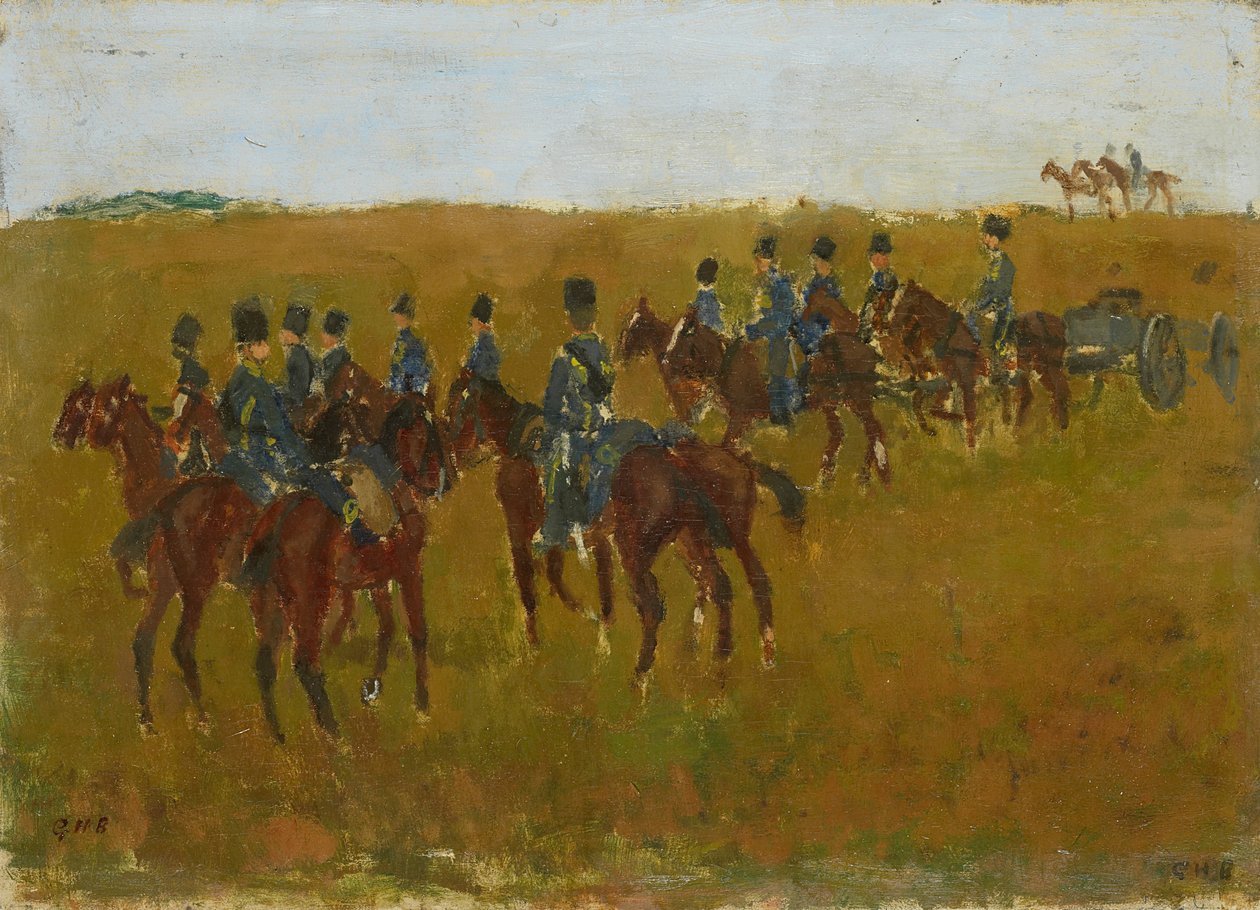 Artiglieria in manovra da George Hendrik Breitner