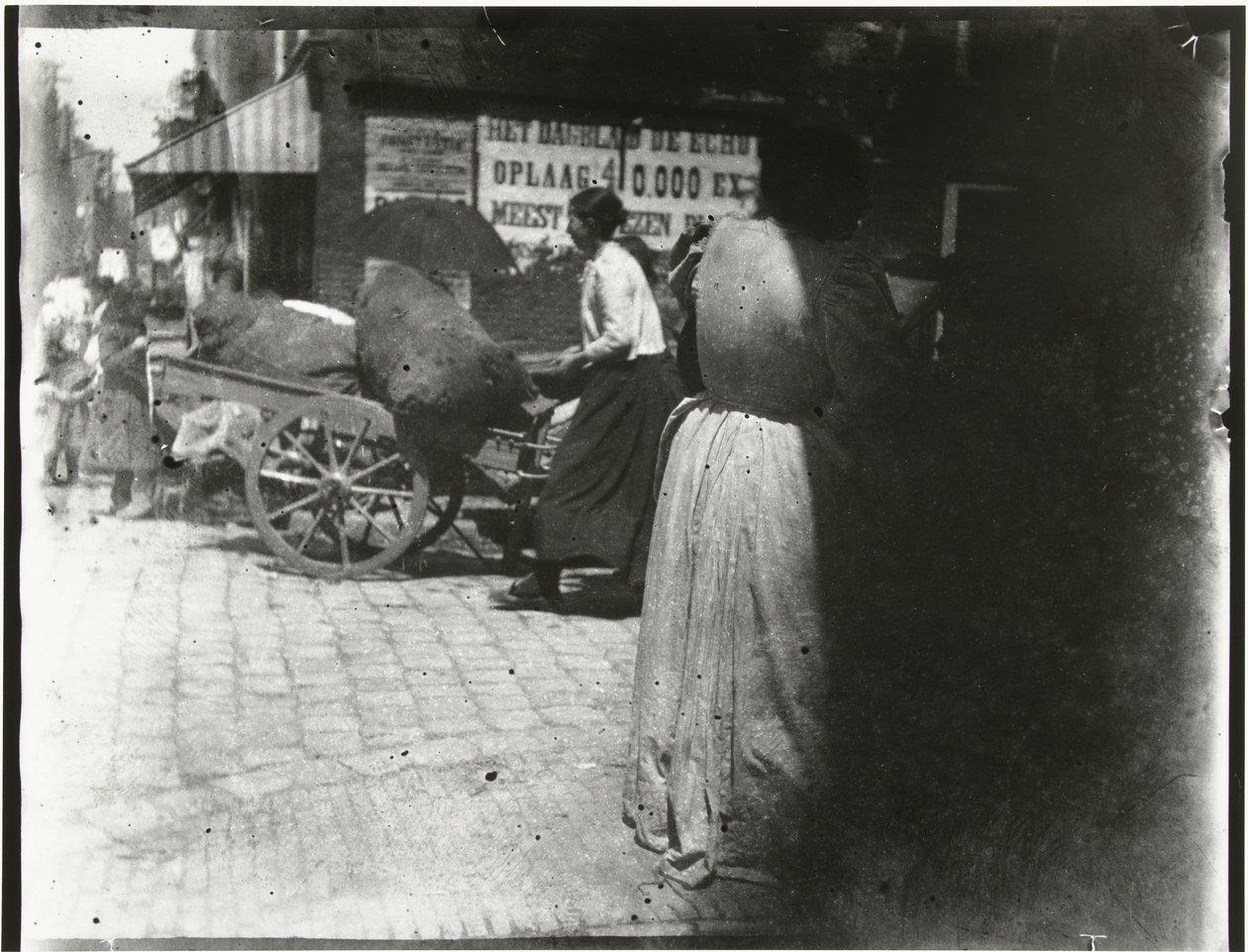 Attività nella Houtkopersdwarsstraat e nella Jodenbreestraat ad Amsterdam da George Hendrik Breitner