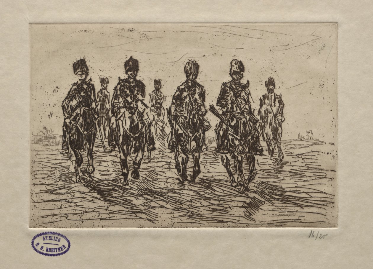 Scena di cavalleria da George Hendrik Breitner