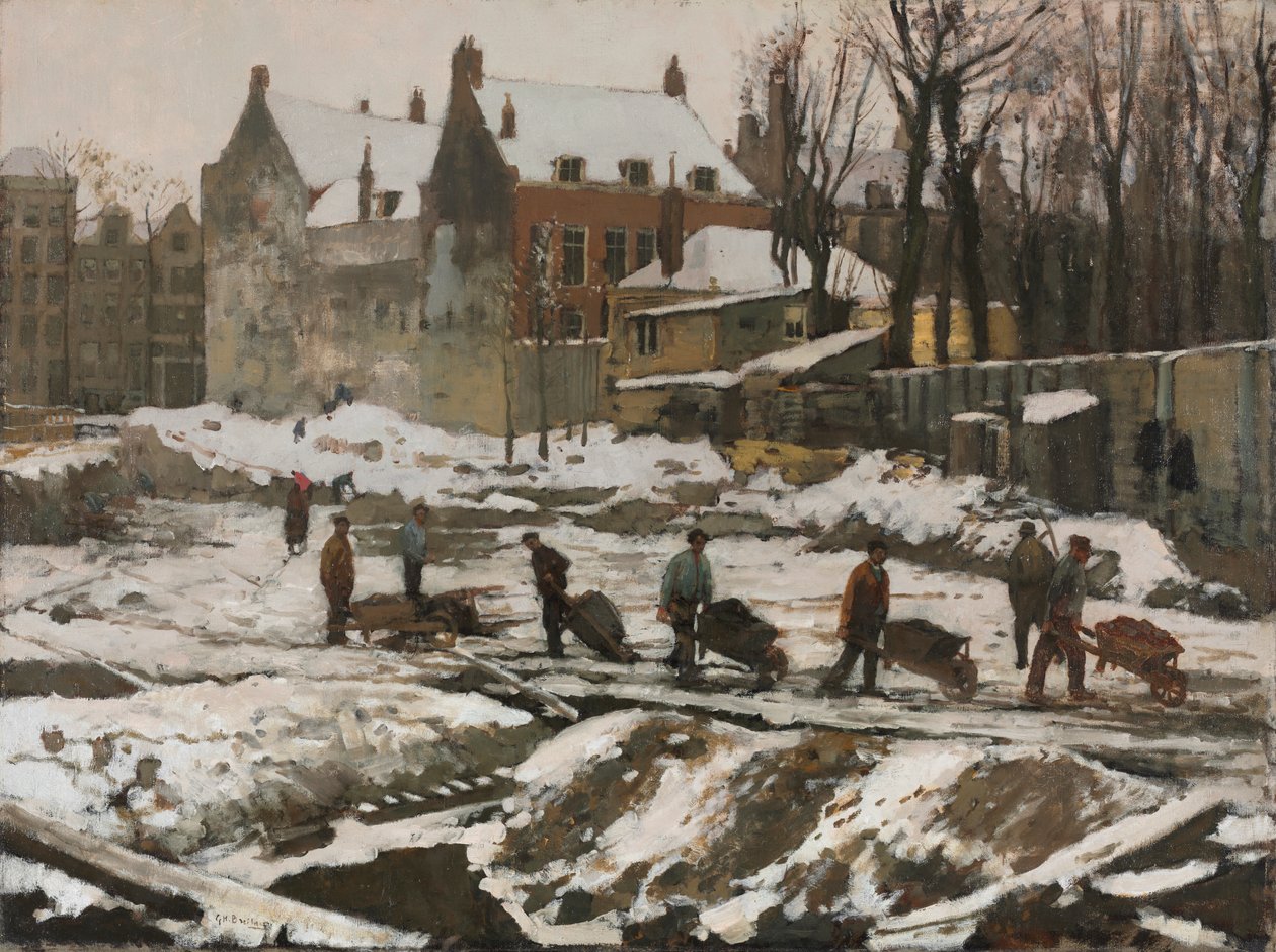 Cantiere a Amsterdam da George Hendrik Breitner