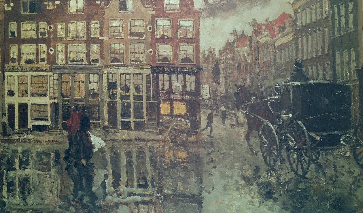 Angolo di Piazza Leidsche, Amsterdam da George Hendrik Breitner