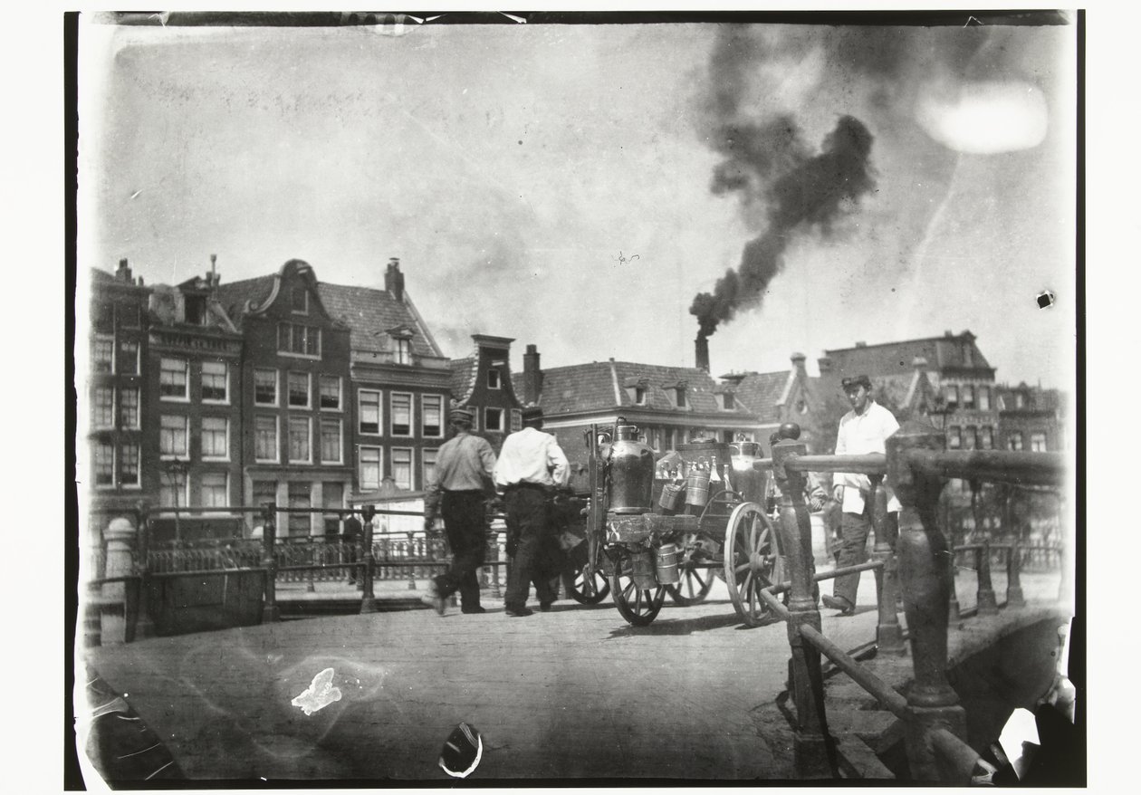 Veduta del Prinsengracht presso il ponte sulla Leidsegracht ad Amsterdam da George Hendrik Breitner