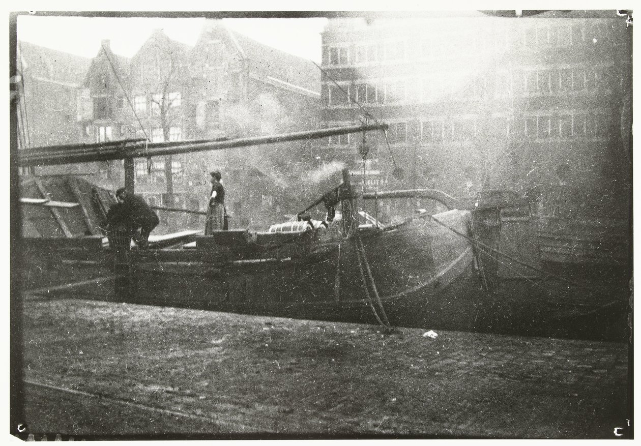 Magazzini governativi sul Brouwersgracht ad Amsterdam da George Hendrik Breitner