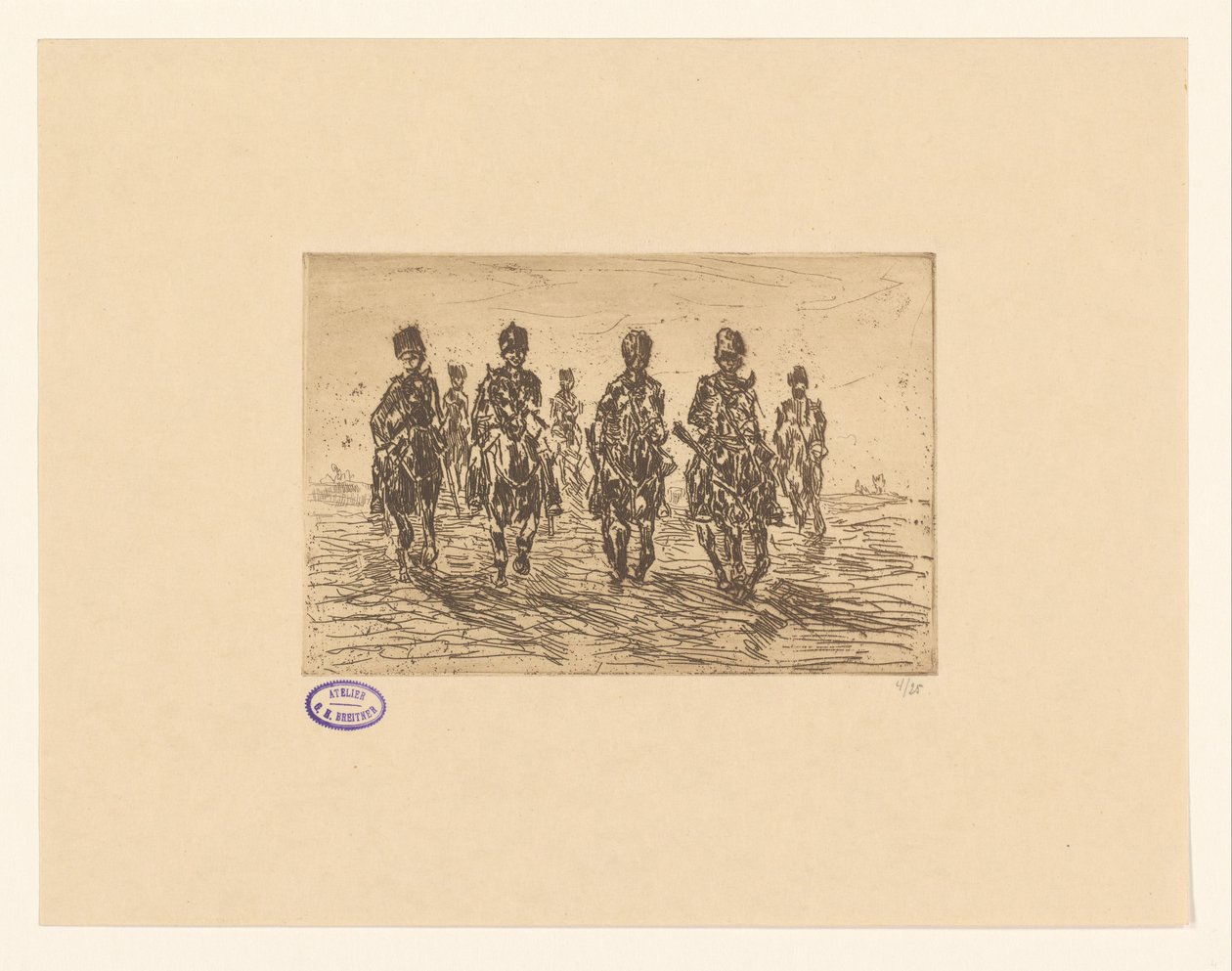 Ussari al galoppo da George Hendrik Breitner