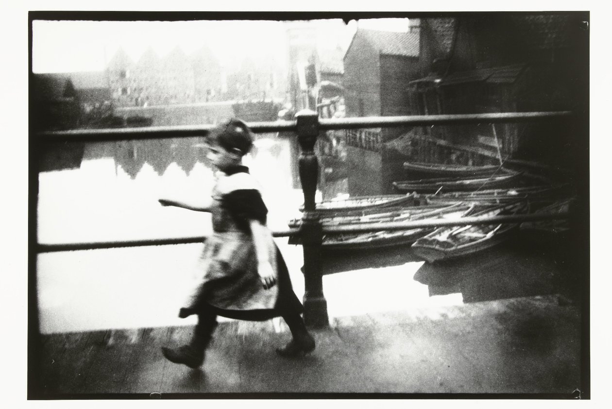 Ragazza sul ponte di Prinseneiland ad Amsterdam da George Hendrik Breitner