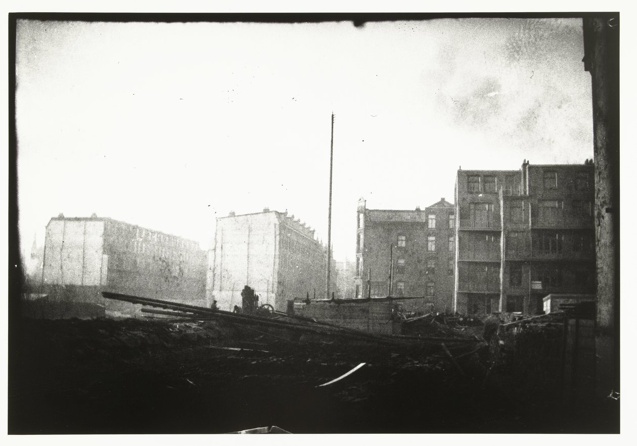 Nuove costruzioni lungo il canale Jacob van Lennep ad Amsterdam da George Hendrik Breitner
