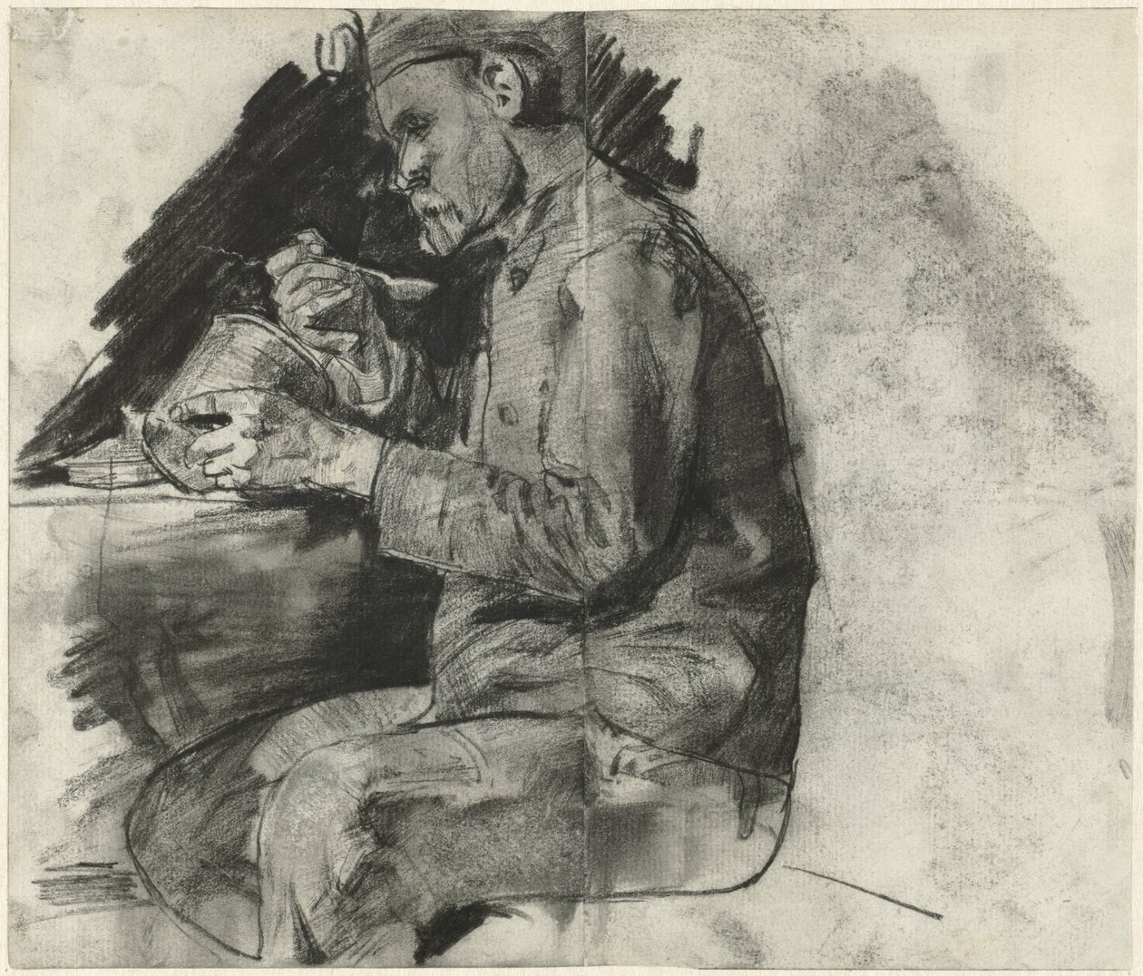 Soldato che sta mangiando da George Hendrik Breitner