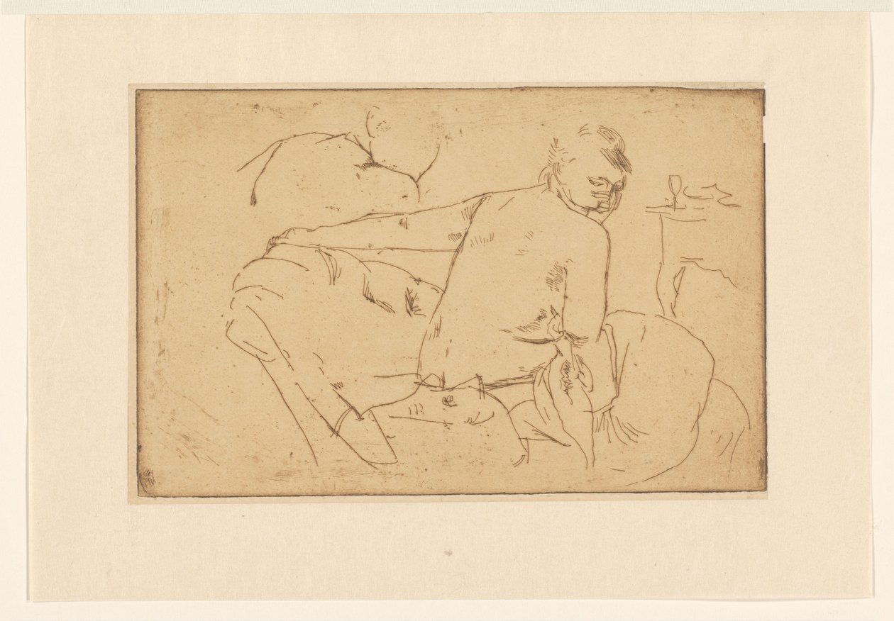 Donna seduta semi-nuda da George Hendrik Breitner