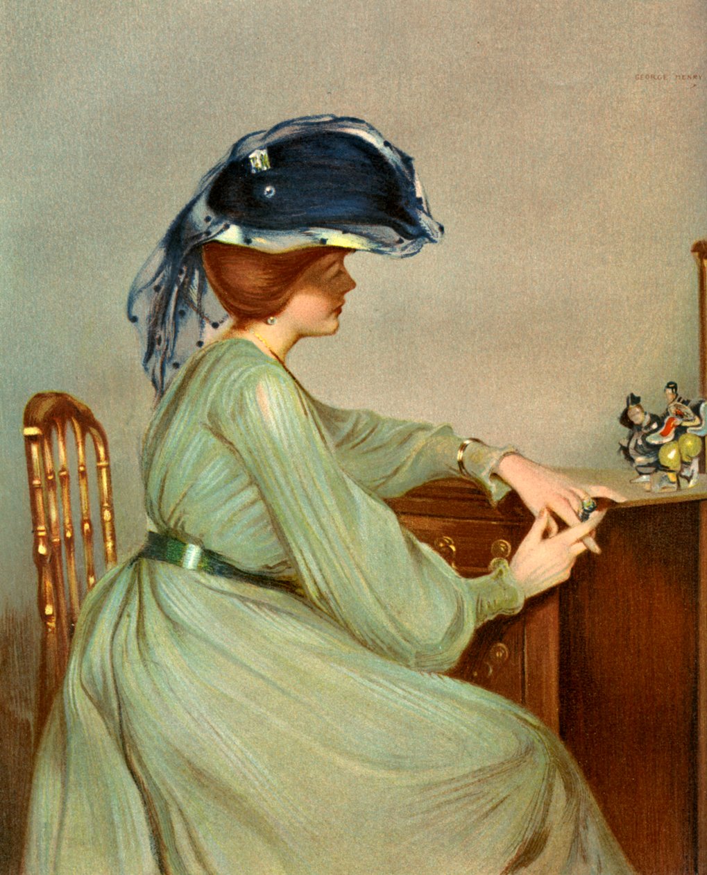 Il velo blu da George Henry