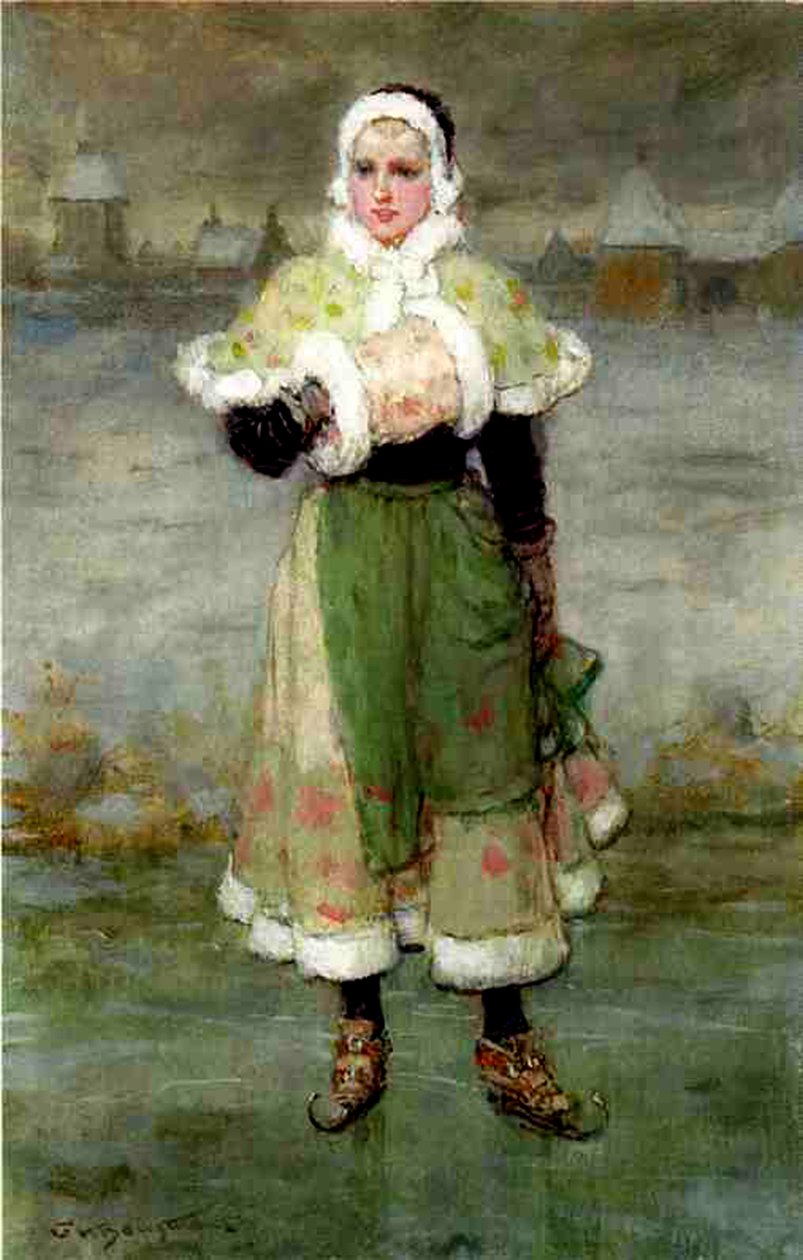 Un Pattinatore Olandese da George Henry Boughton