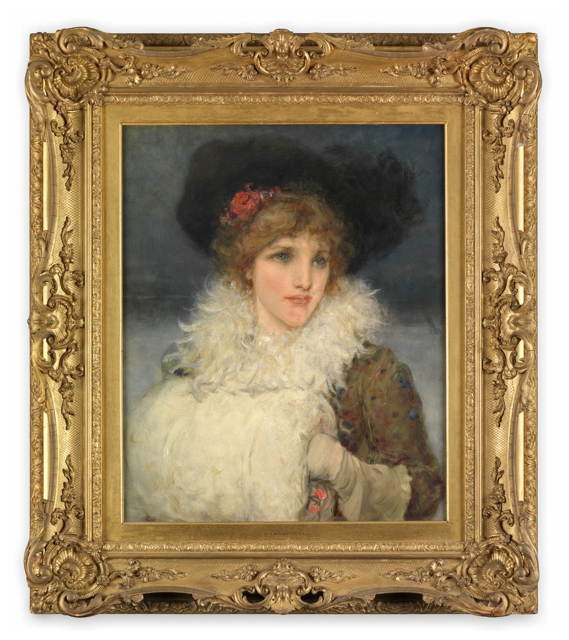 Donna, mezzo busto da George Henry Boughton