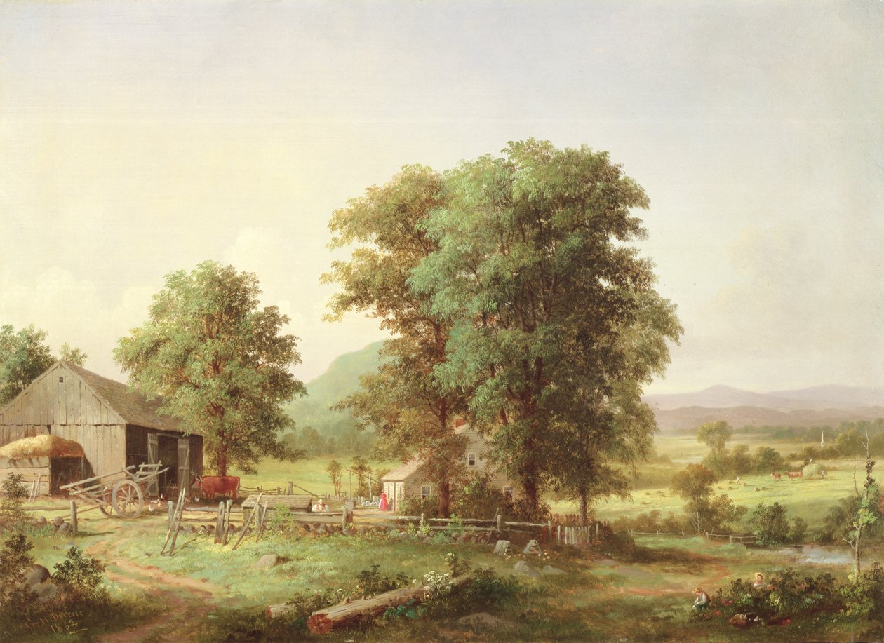Paesaggio estivo, 1862 da George Henry Durrie