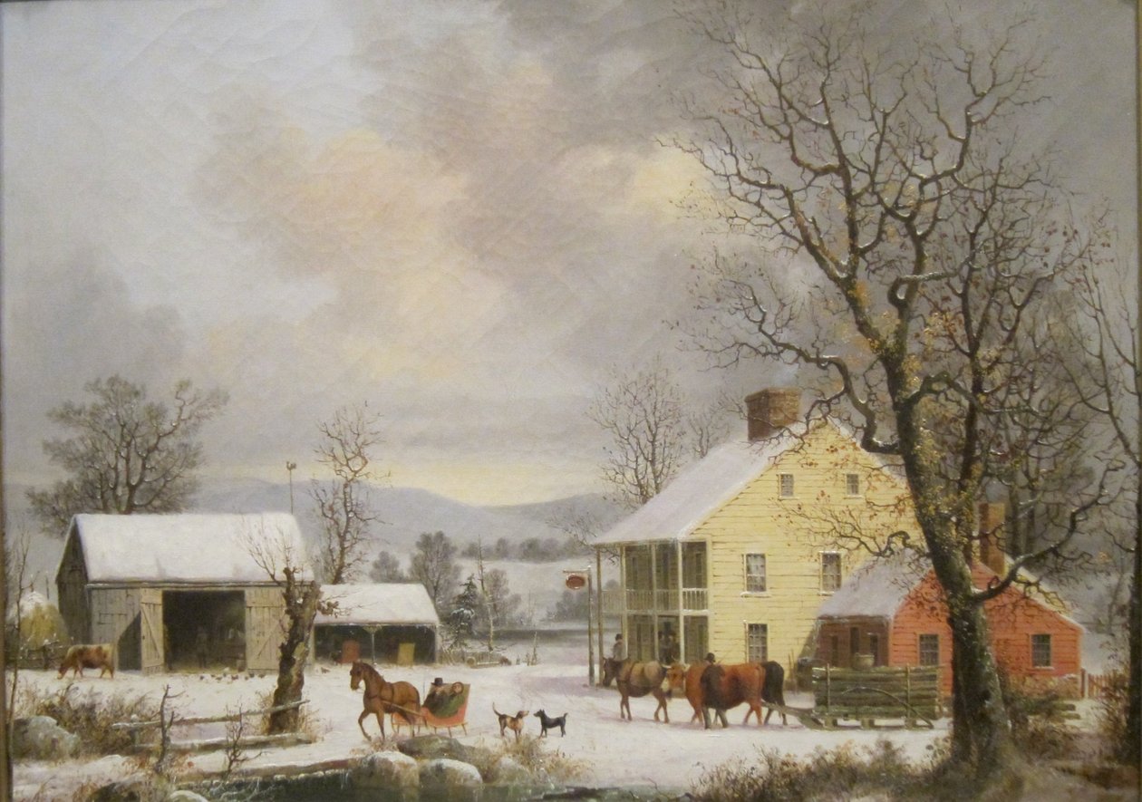 Inverno in campagna (1857) da George Henry Durrie