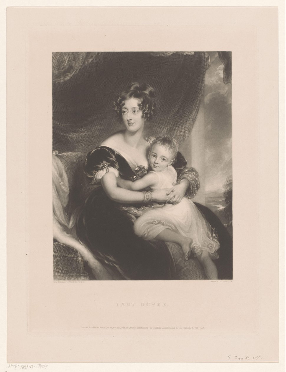 Ritratto di Georgiana Agar-Ellis Lady Dover (titolo sull