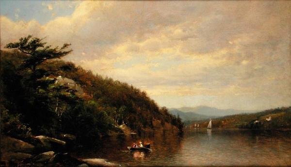 In barca sul lago George da George Henry Smillie