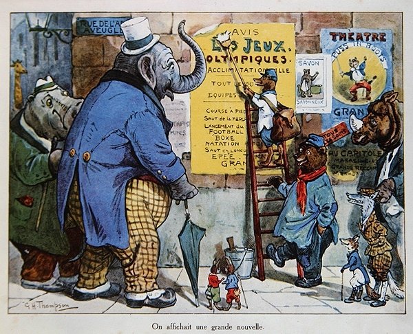 I Giochi Olimpici degli Animali, c.1910 da George Henry Thompson