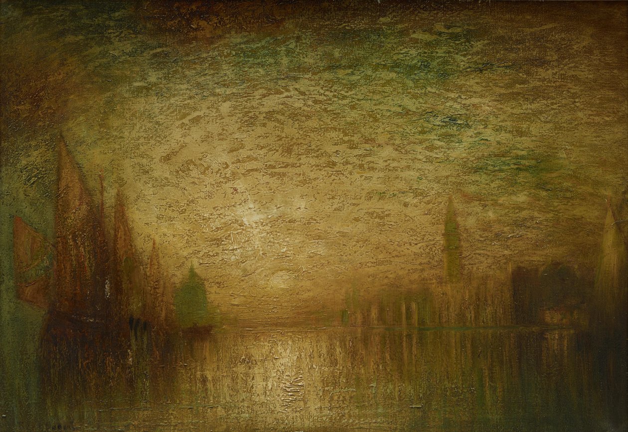 Tramonto veneziano, c.1900-19 da George Hirst Bogert